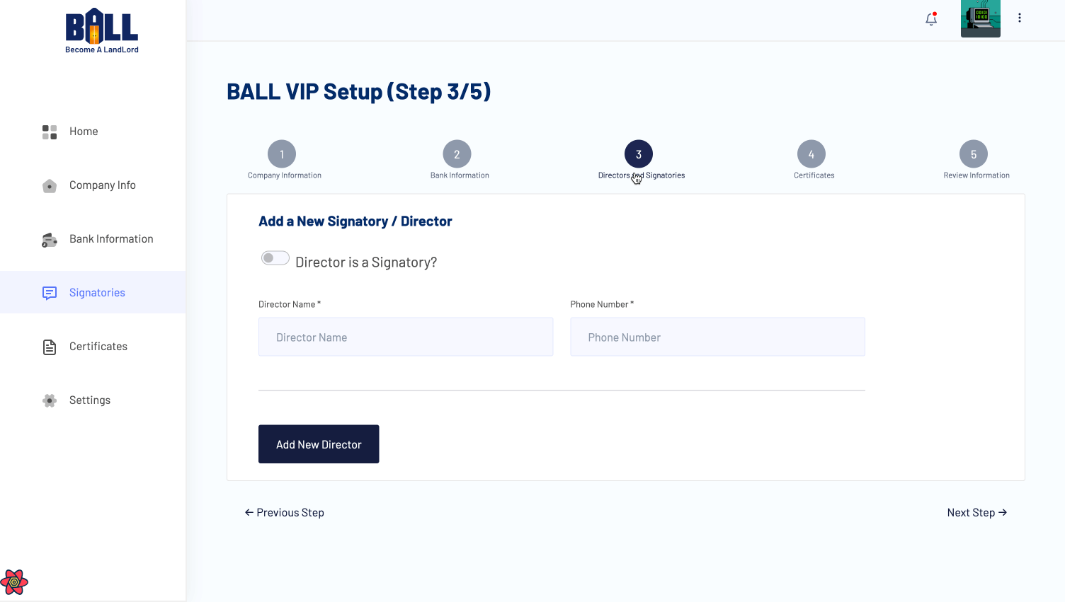 VIP Registration Page