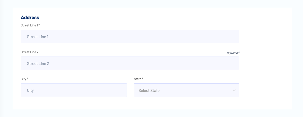 Add Property Address